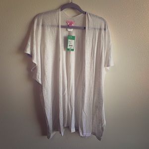 Lilly Pulitzer White Cardigan